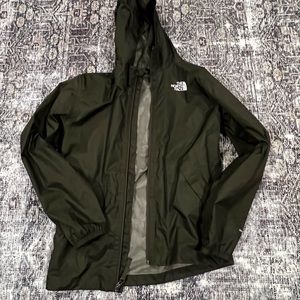 The North Face Kids Raincoat in Dark Green Large 14/16 boys windbreaker jacket